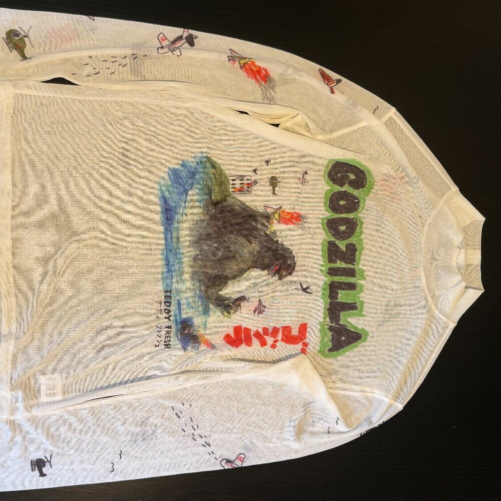 Teddy Fresh x Godzilla The Destroyer Mesh Top